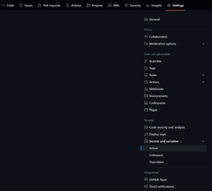 let’s create a .github folder